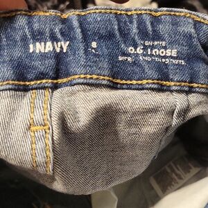Old Navy Long High Rise O.G. Loose Jeans With Front Seam